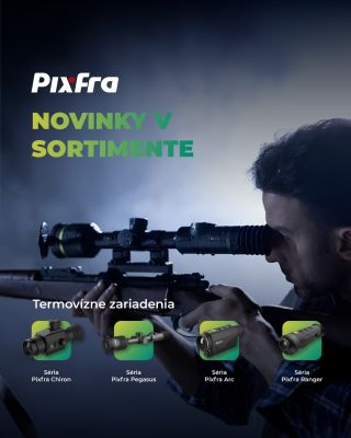 Novinky v sortimente PixFra! Sme nadšení, že vám môžeme predstaviť najnovšie modely termovíznych zariadení PixFra: Séria...